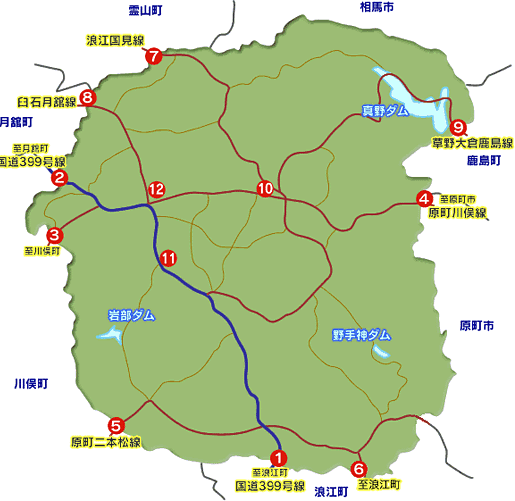 飯舘村ストーンマップ画像