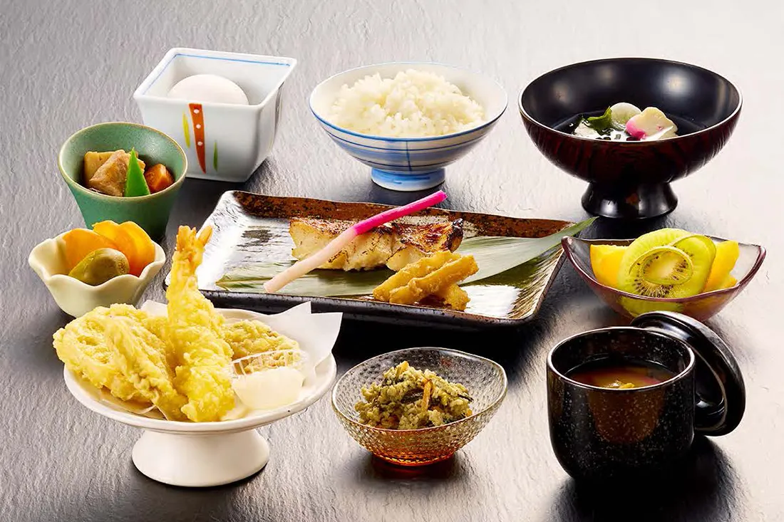 食事の写真