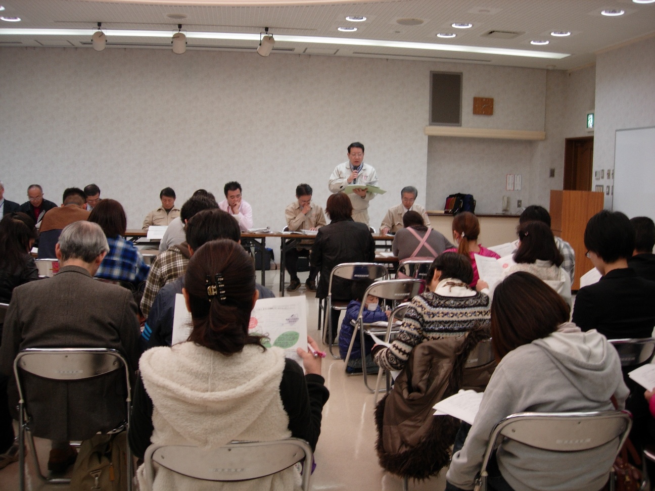 住民懇談会のようす画像