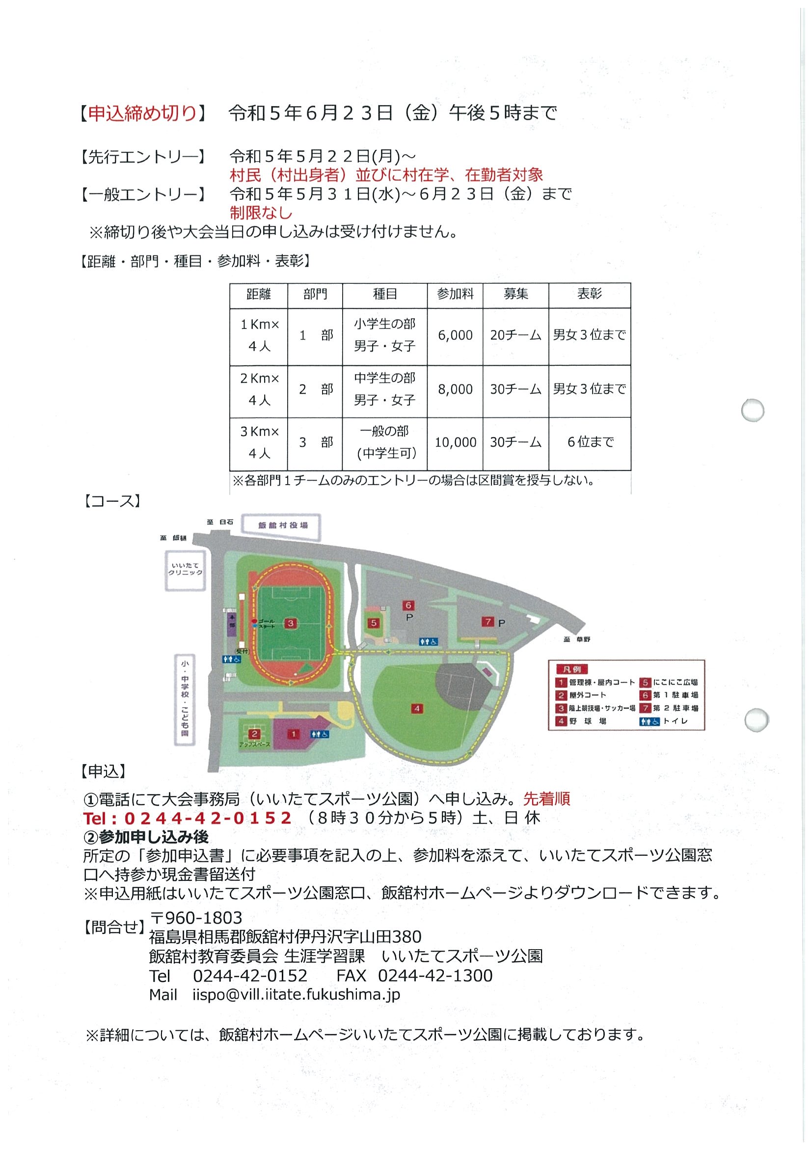 いいたてナイター駅伝