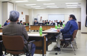 行政区長会議のようす画像